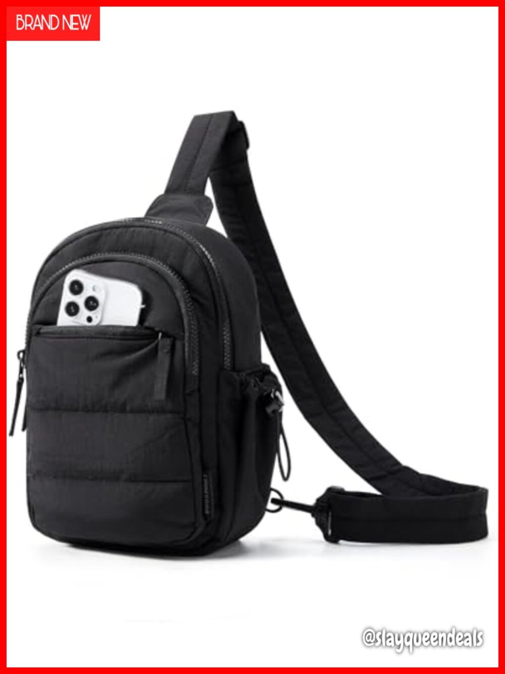 Small Puffer Sling Bag Crossbody Hobo Handbag RFID Quilted